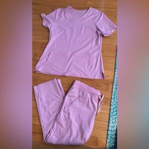 Scrubology- Lilac Women's Scrub Set - Top & Pants